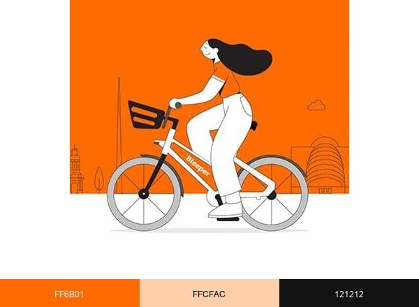 Bleeper brand color palette