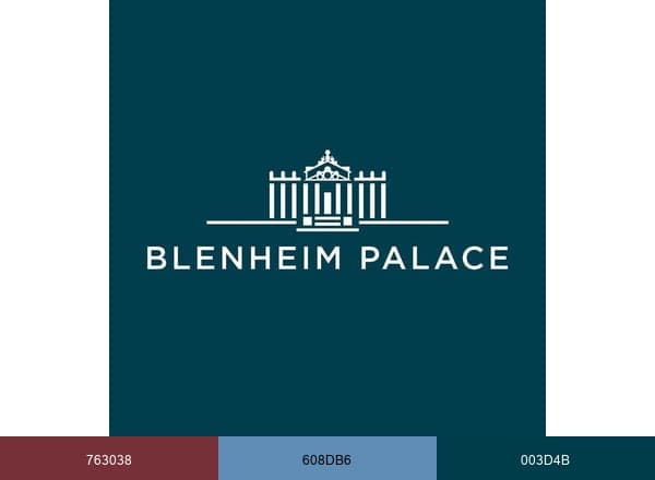 Blenheim Palace brand color palette