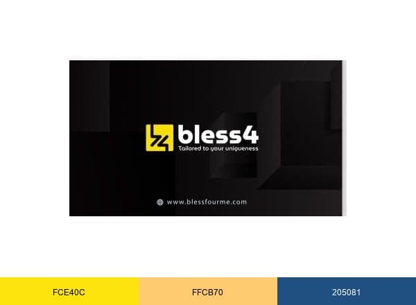 Bless4 brand color palette