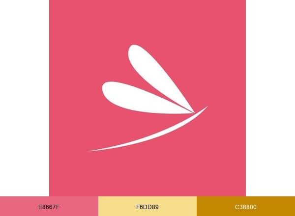 Bleu Libellule brand color palette