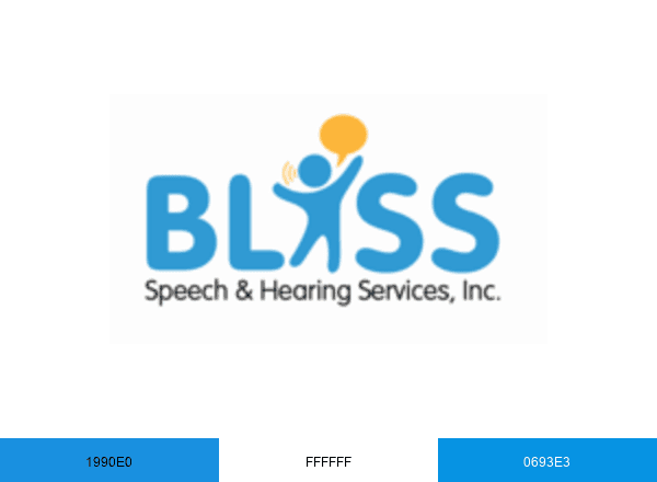 Bliss Speech and Hearing Services brand color palette
