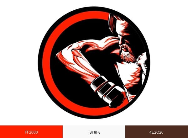 BloodyElbow.com brand color palette