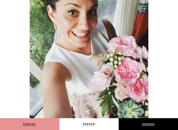 Bloom Back Flowers brand color palette