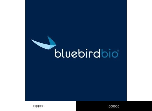 bluebird bio brand color palette