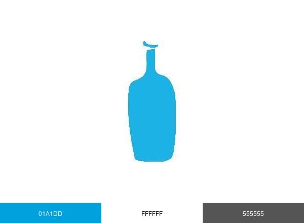 Blue Bottle Coffee brand color palette