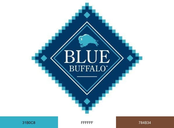 Blue Buffalo brand color palette