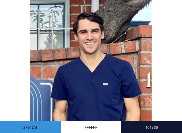 Blue Door Dental brand color palette