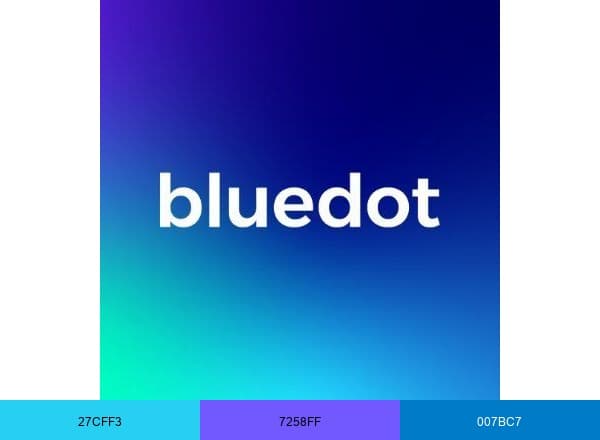 BlueDot brand color palette
