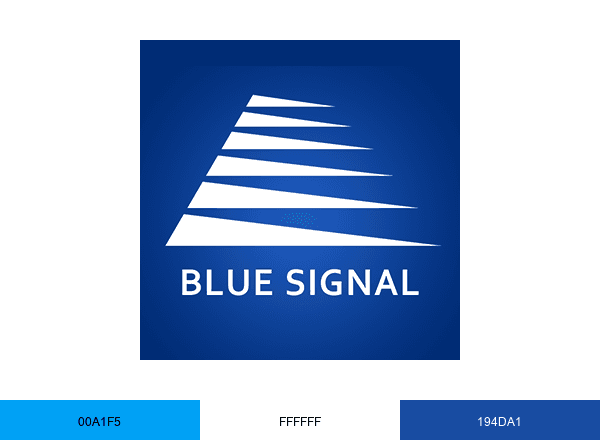 Blue Signal Search brand color palette