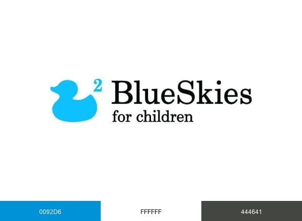 BlueSkies for Children brand color palette