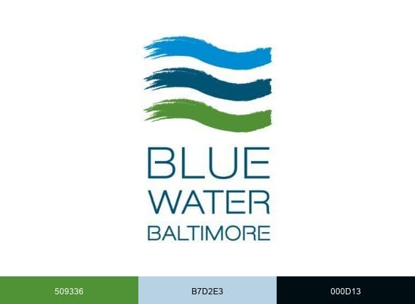 Blue Water Baltimore brand color palette