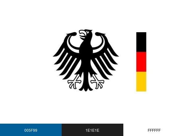 Bundesministerium für Verkehr brand color palette
