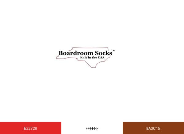 Boardroom Socks brand color palette