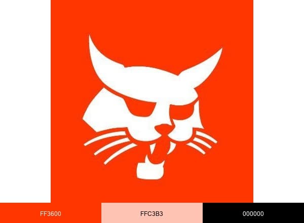 Bobcat Company brand color palette