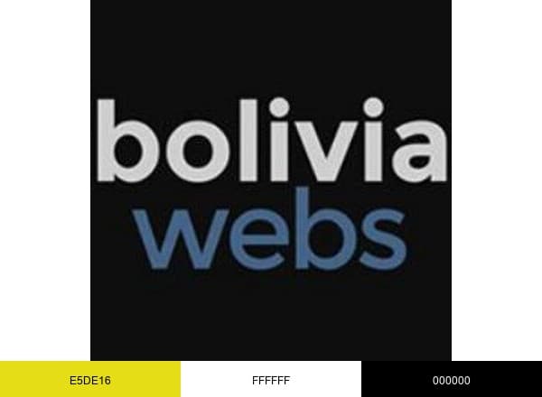 Bolivia Webs brand color palette