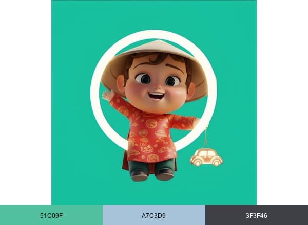 BonbonCar brand color palette