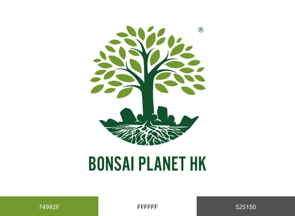 盆景星球 Bonsai Planet brand color palette