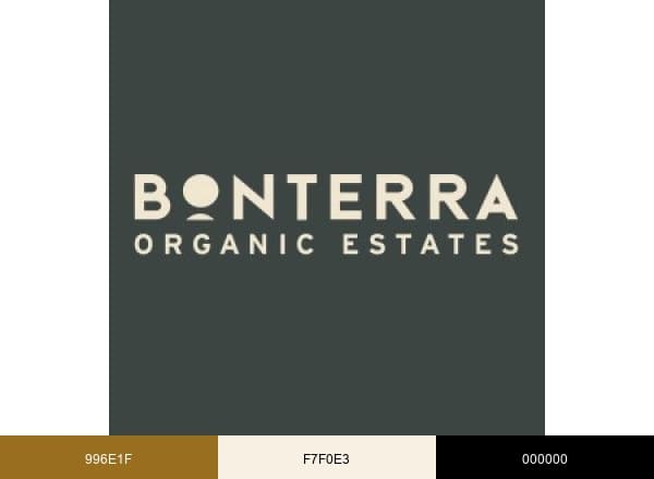 Bonterra Organic Estates brand color palette