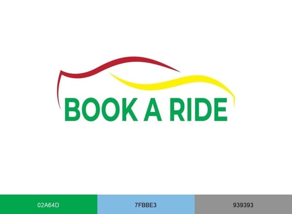 Book A Ride Inc. brand color palette