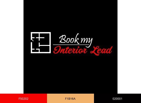 Book My Interior Lead brand color palette