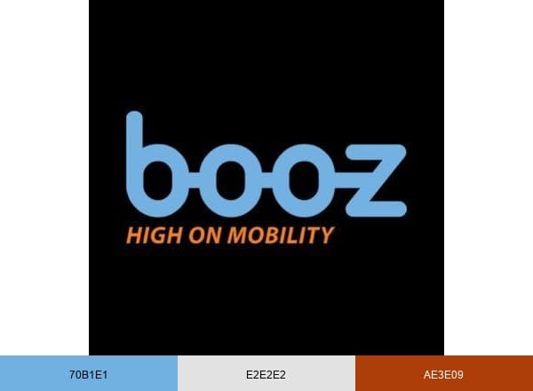 Booz Mobility brand color palette