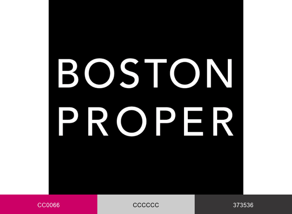 Boston Proper brand color palette