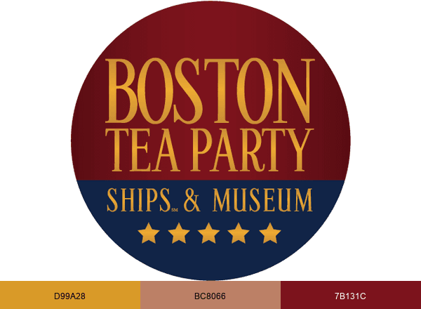 Boston Tea Ship brand color palette