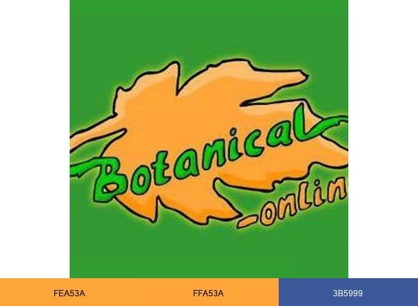 Botanical-online brand color palette