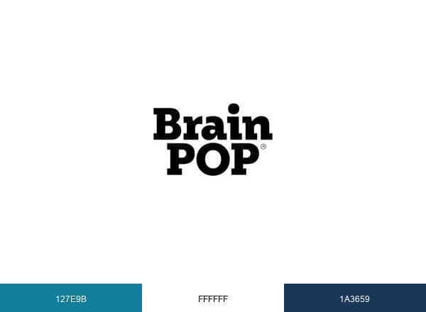 BrainPOP brand color palette