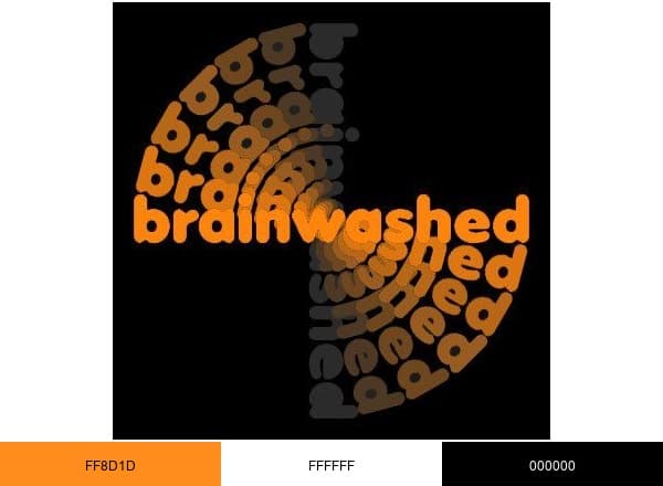 Brainwashed brand color palette