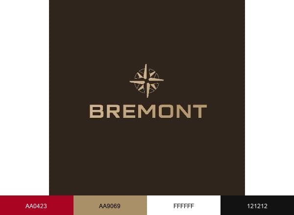 Bremont brand color palette