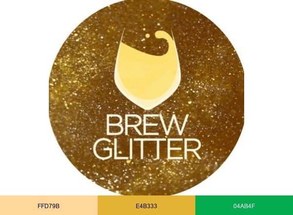 Brew Glitter brand color palette