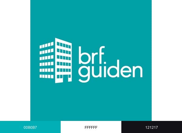 BRF Guiden brand color palette