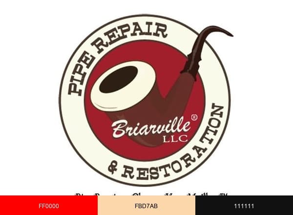 Briarville Tobacco Pipe Repair and Restoration brand color palette