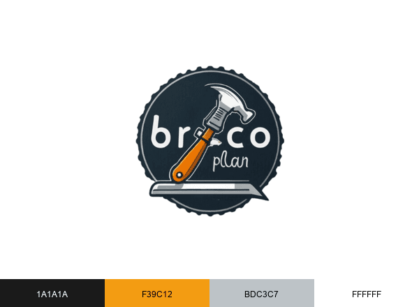 Bricoplan brand color palette