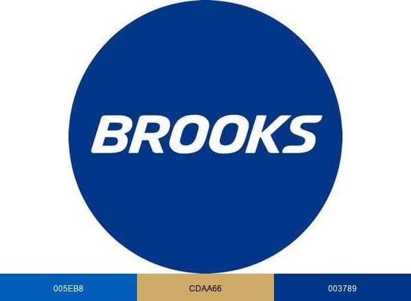 Brooks Running brand color palette