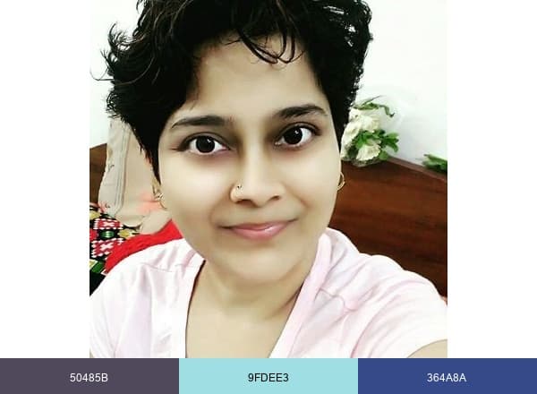 Dr Shalini Mohan brand color palette
