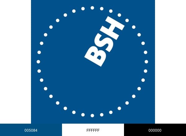 BSH brand color palette