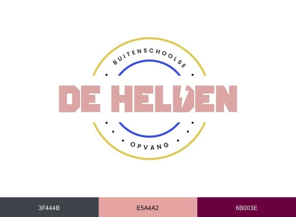 BSO De Helden brand color palette