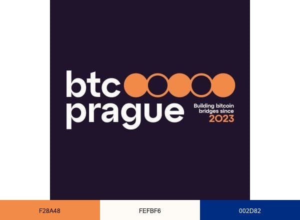 BTC Prague brand color palette
