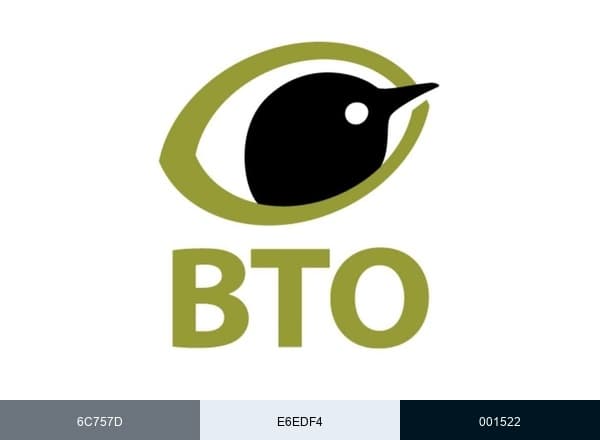 British Trust for Ornithology brand color palette