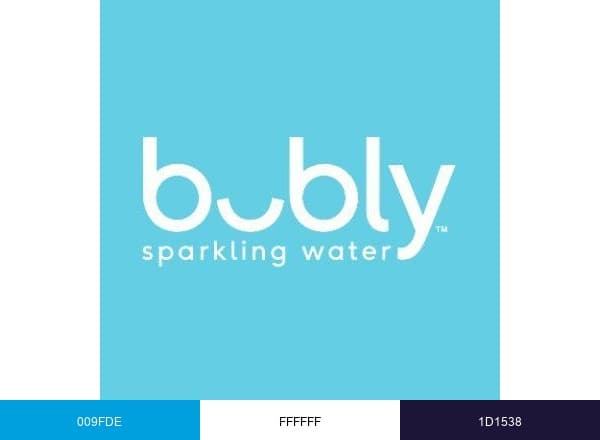 bubly sparkling water brand color palette