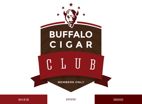 Buffalo Cigar Club brand color palette