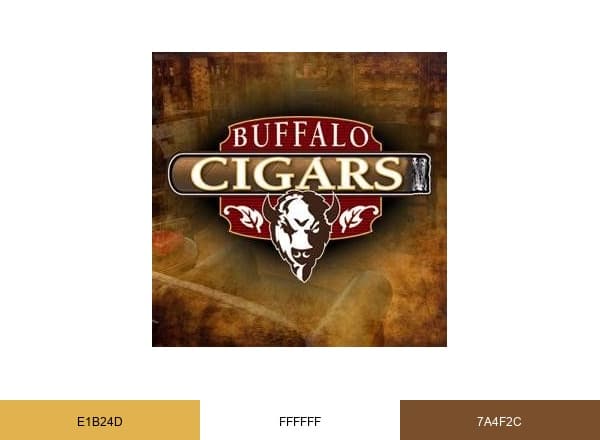 Buffalo Cigars brand color palette