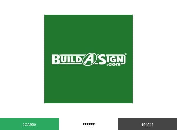 BuildASign.com brand color palette