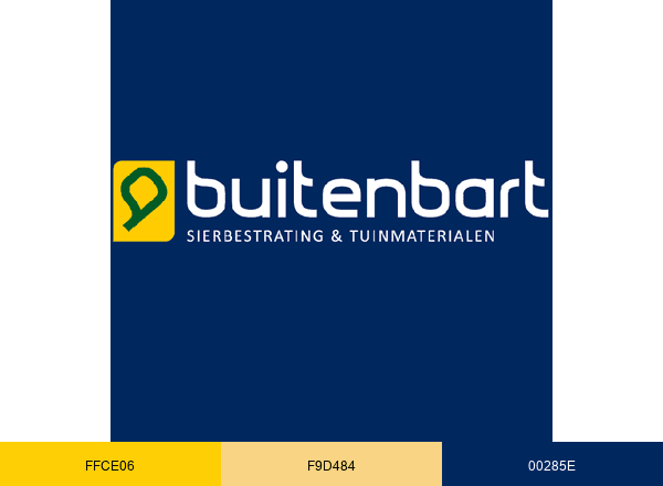 Buitenbart brand color palette