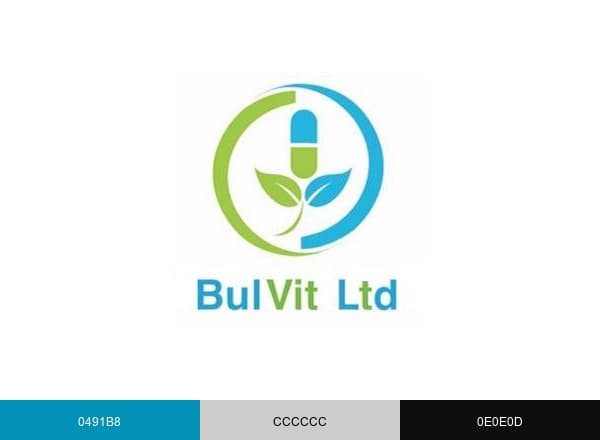BulVit brand color palette