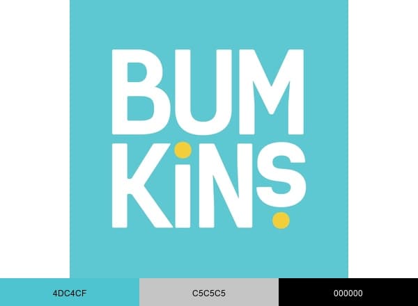 Bumkins brand color palette