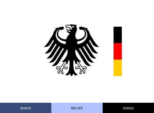Bundesministerium der Finanzen brand color palette