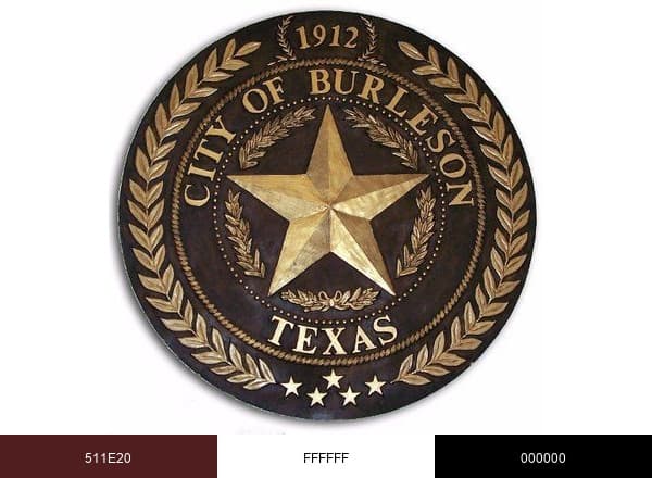 City of Burleson brand color palette